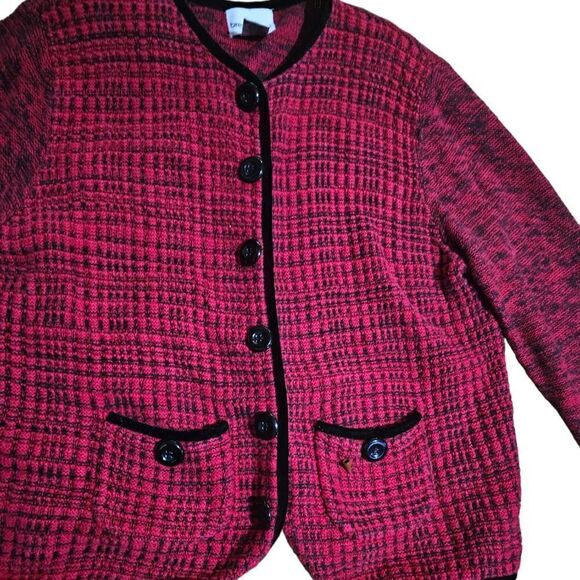 Women's BRECKENRIDGE Petite Button Down Cardigan Sweater Size PL - Picture 4 of 5